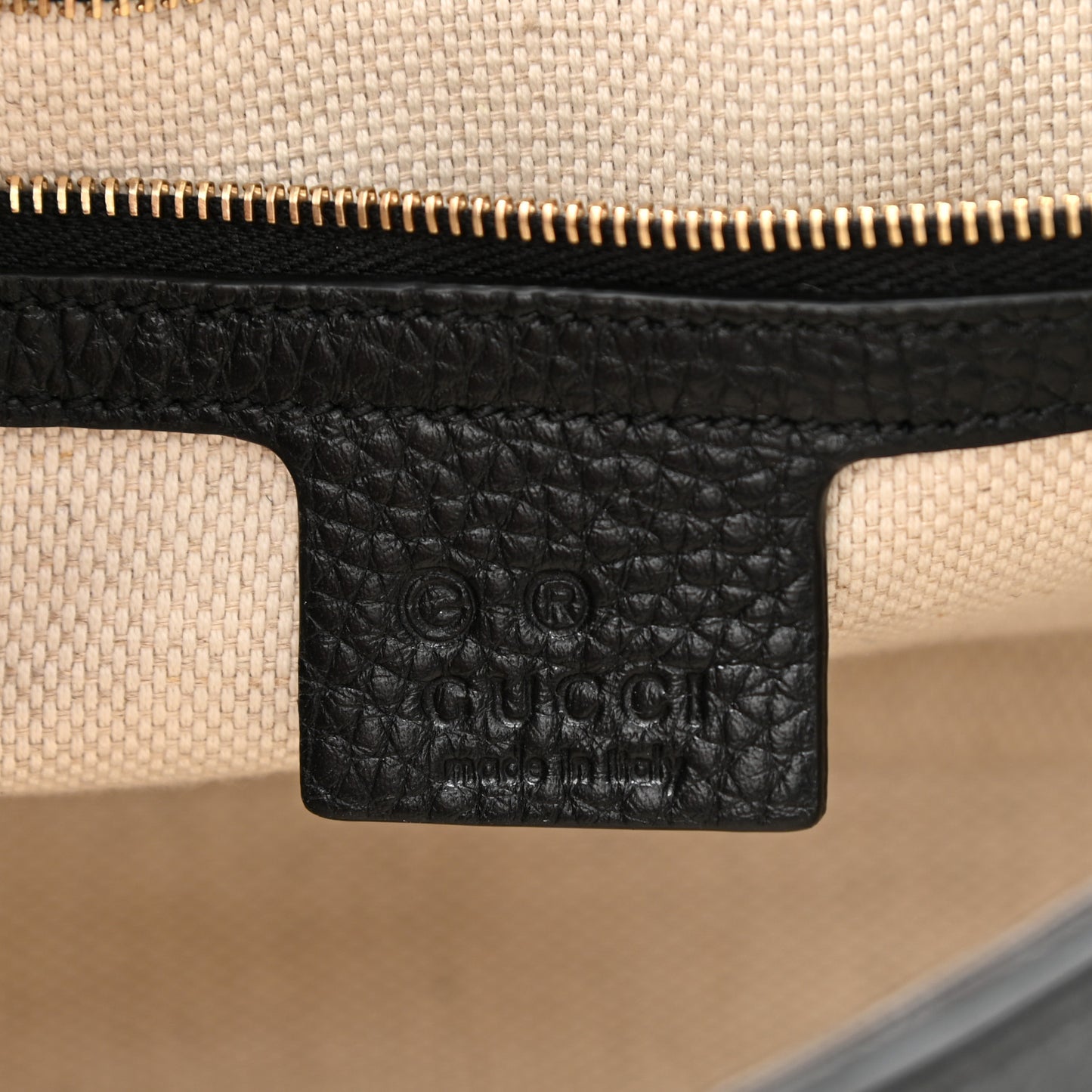 Pebbled Calfskin Medium Soho Flap Crossbody Black