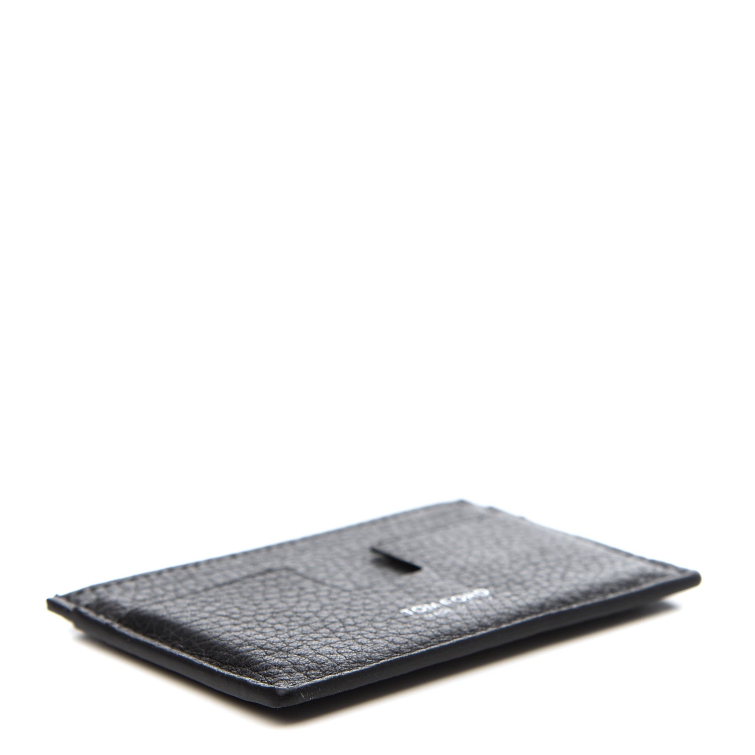 Tom Ford Grained Calfskin Card Holder Black 4 of 6