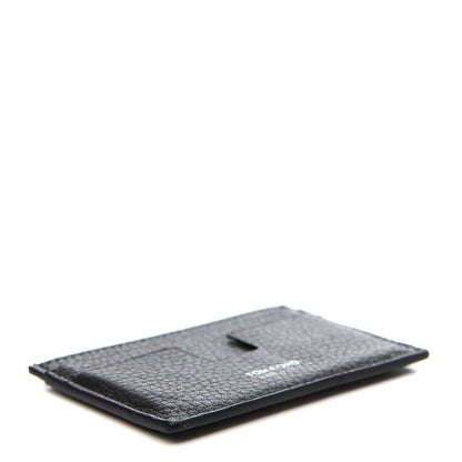 Tom Ford Grained Calfskin Card Holder Black 4 of 6