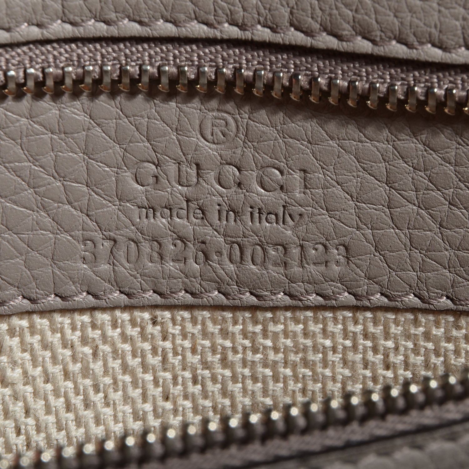 Gucci Cellarius Calfskin Medium Bamboo Daily Flap Shoulder Bag Storm Grey 6 of 8