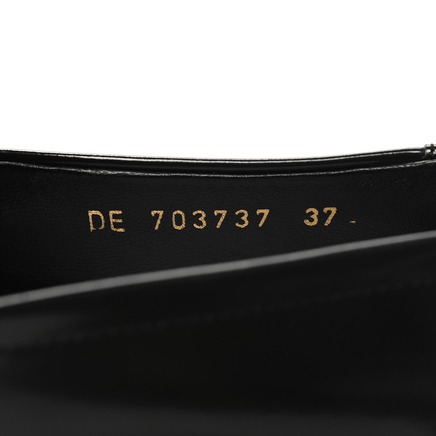 Calfskin Penny Loafers 37 Black