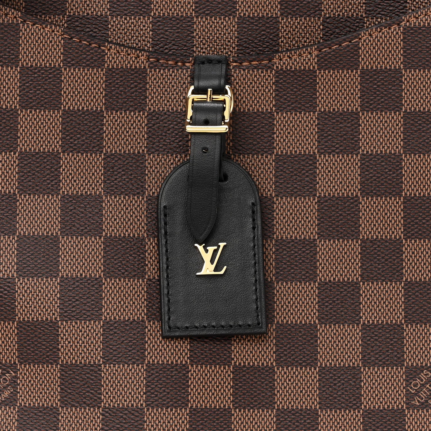 Louis Vuitton Damier Ebene Odeon MM Black 7 of 9