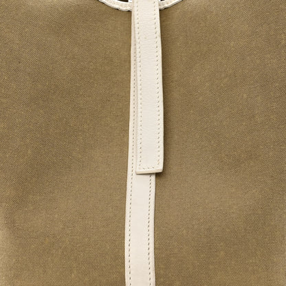 Hermes Toile Swift Picotin 18 PM White Vert Miliatire 8 of 13