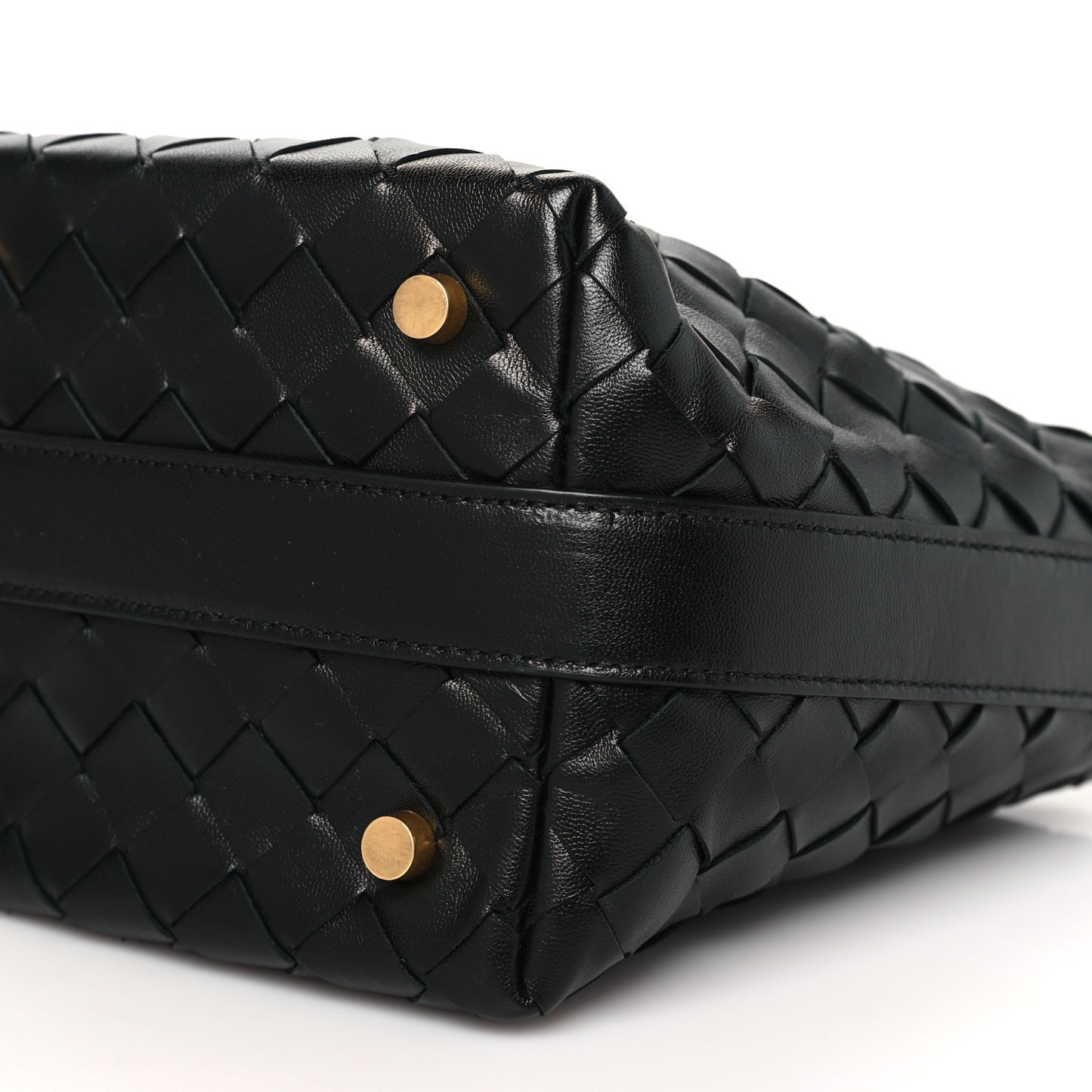 Calfskin Nappa Intrecciato Mini Wallace Black