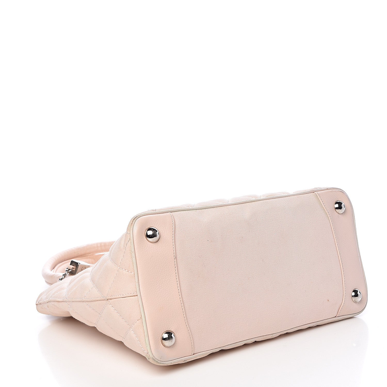 Chanel Canvas Caviar Tassel Tote Light Pink 4 of 19