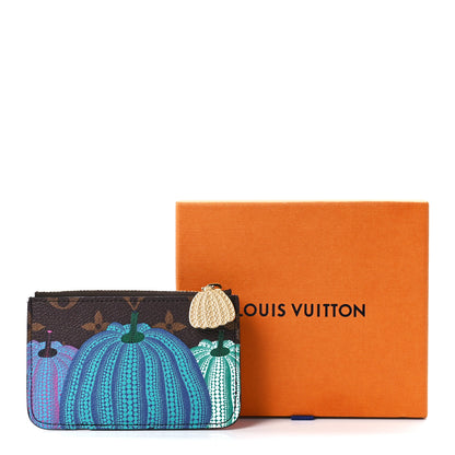 Louis Vuitton LV X YK Monogram Kusama Pumpkin Zipped Romy Card Holder 12 of 12
