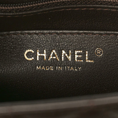 Chanel Lambskin Quilted Mini Rectangular Flap Dark Brown 6 of 9