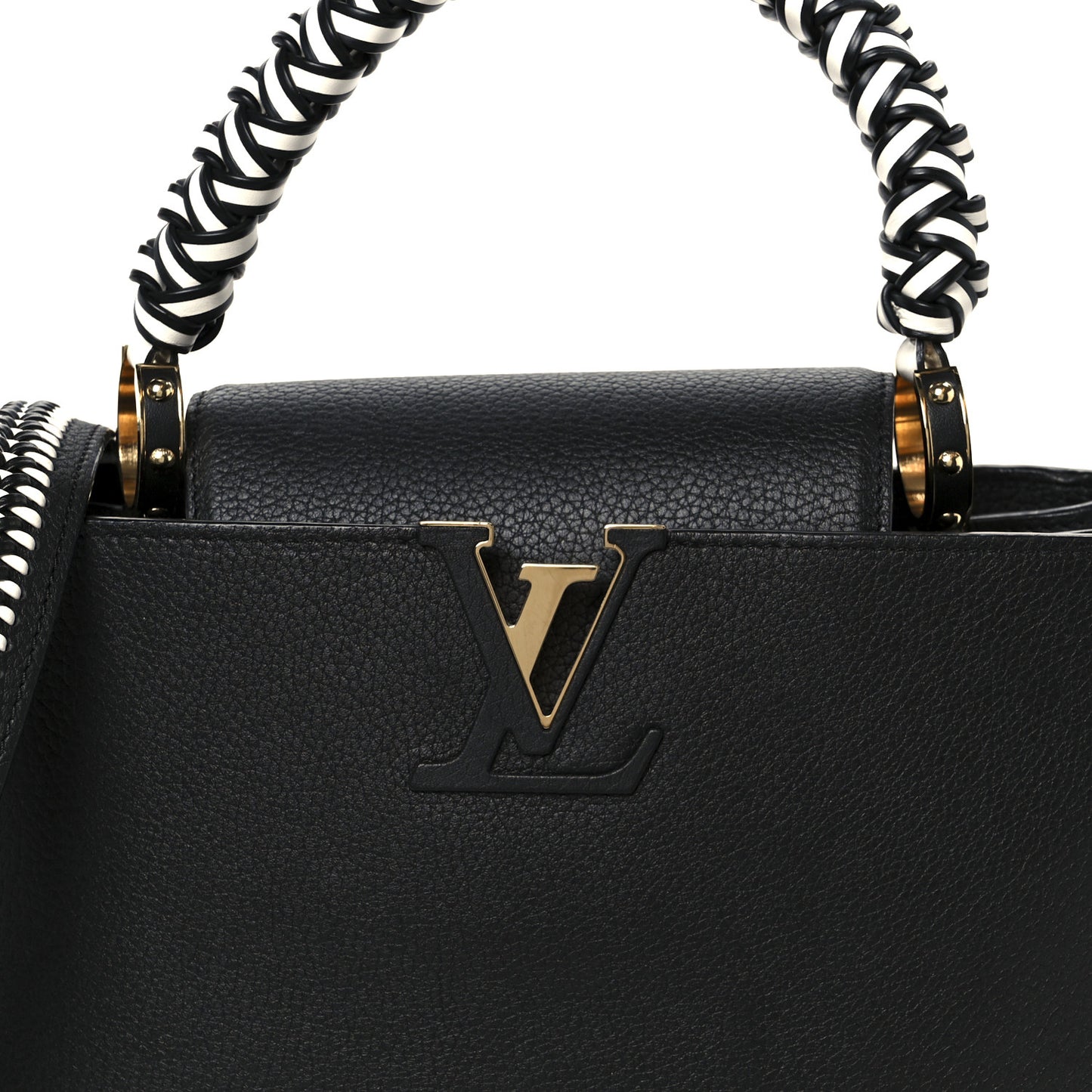 Taurillon Capucines Black White
