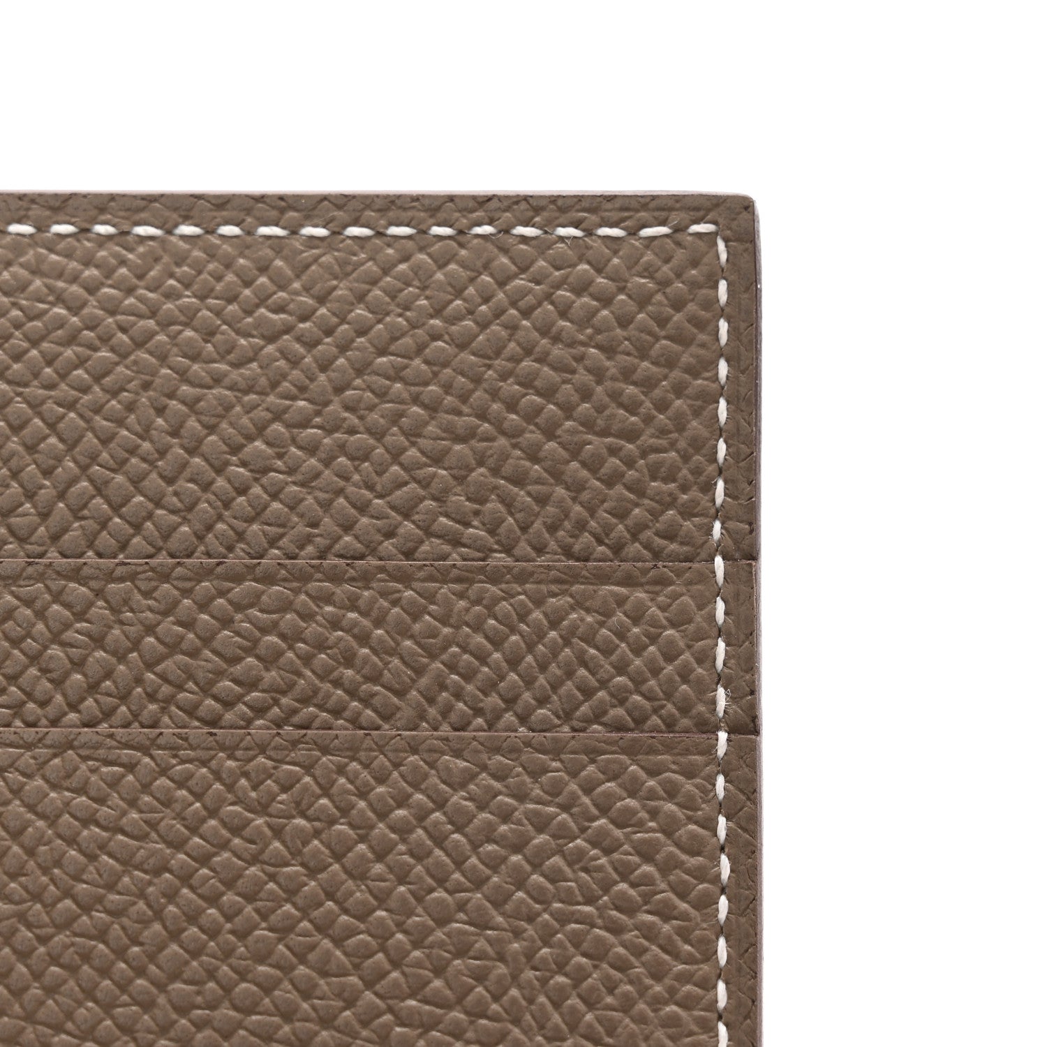 Hermes Epsom MC2 Euclide Card Holder Case Etoupe 7 of 8