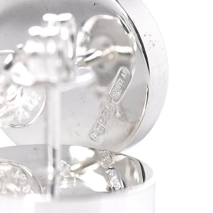 Gucci Sterling Silver Round Stud Earrings 4 of 5