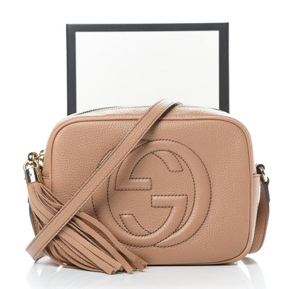 Gucci Pebbled Calfskin Small Soho Disco Bag Rose Beige 14 of 14