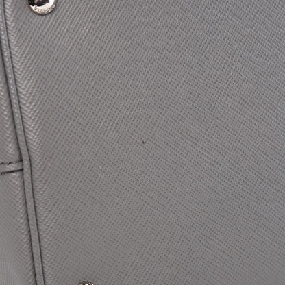 Prada Saffiano Cuir Medium Double Handle Tote Marmo Salvia 7 of 11