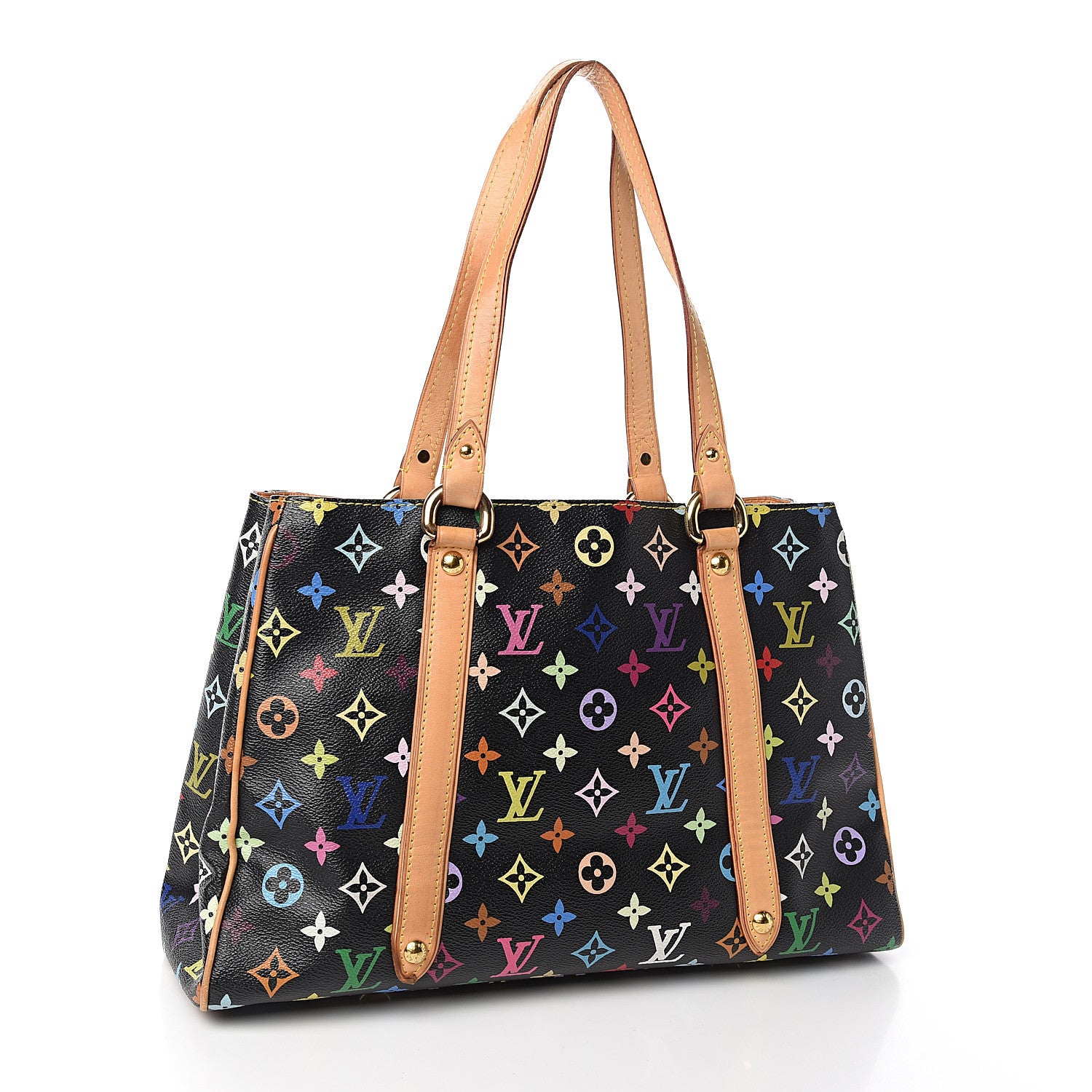 Louis Vuitton Monogram Multicolor Aurelia MM Black 3 of 15