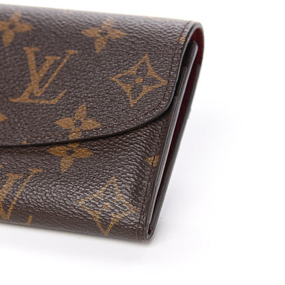 Louis Vuitton Monogram Emilie Wallet Red 8 of 11