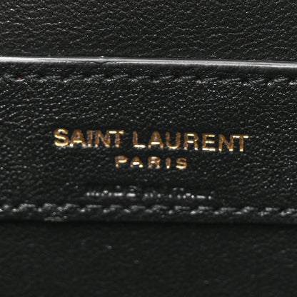 Saint Laurent Lambskin Quilted Monogram Mini Nolita Black 6 of 11