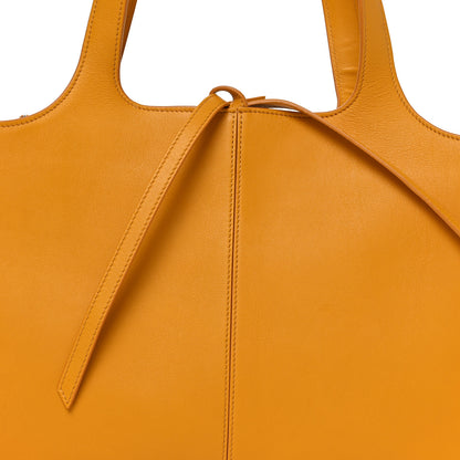 Celine Calfskin Medium Tri-Fold Bag Honey 7 of 9