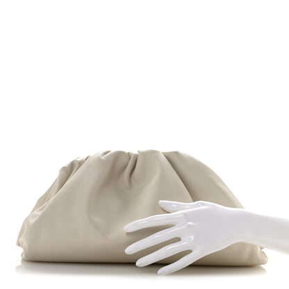 Bottega Veneta Smooth Butter Calf The Pouch Oversized Clutch Mist 2 of 12