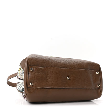 Gucci Canvas Floral Small Diana Bamboo Handle Bag Brown 4 of 10