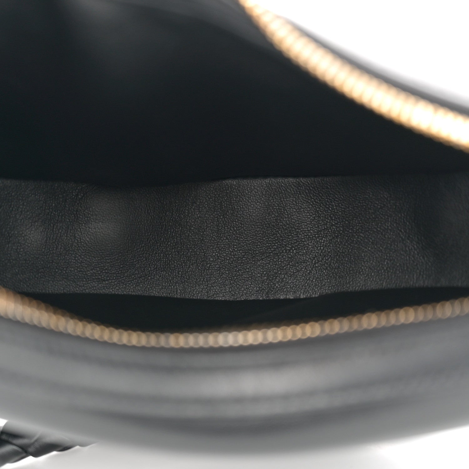 Bottega Veneta Smooth Calfskin Hula Hoop Shoulder Bag Black 5 of 11