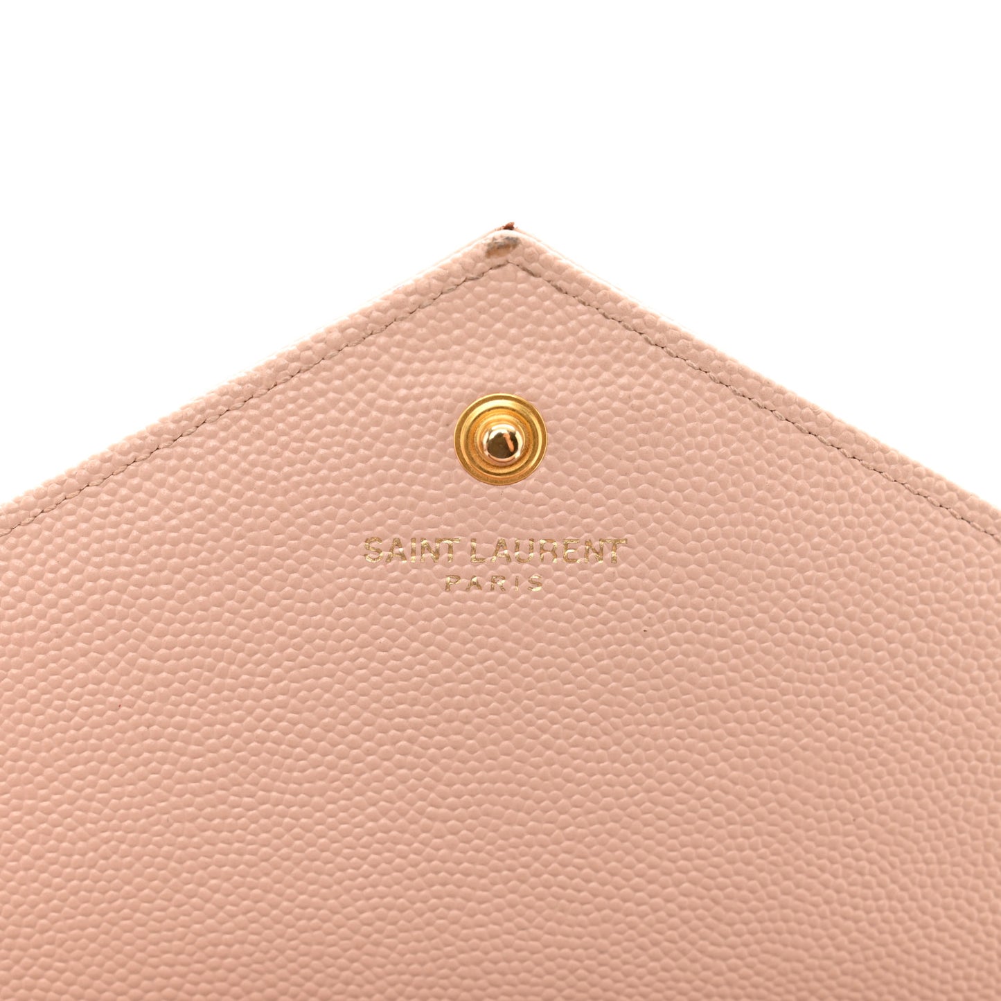 Grain De Poudre Matelasse Chevron Monogram Chain Wallet Pale Blush