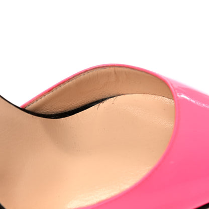 Christian Louboutin Patent Specchio Rivierina 100 Pumps 37 Shocking Pink 8 of 16