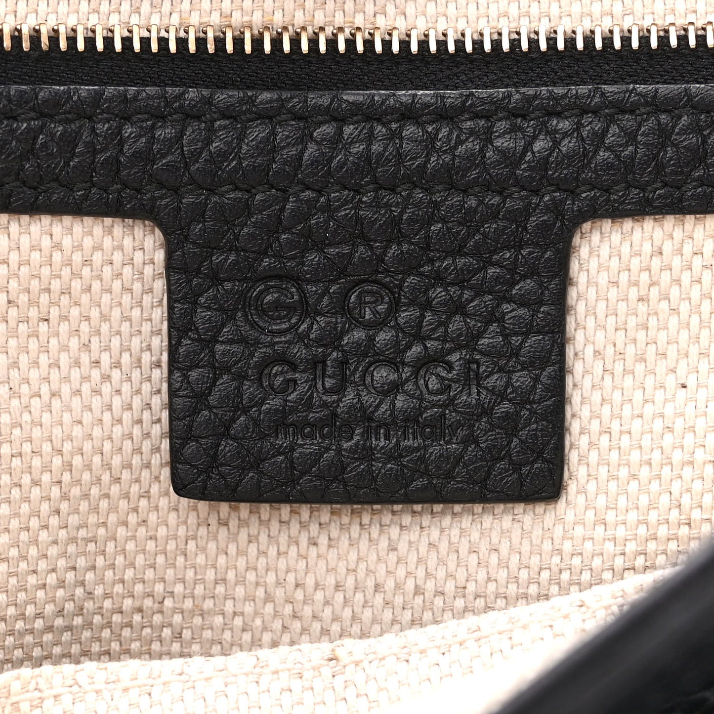 Pebbled Calfskin Medium Soho Flap Crossbody Black