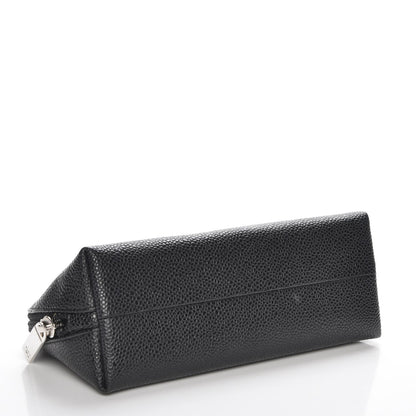 Chanel Caviar Timeless CC Cosmetic Pouch Black 4 of 14
