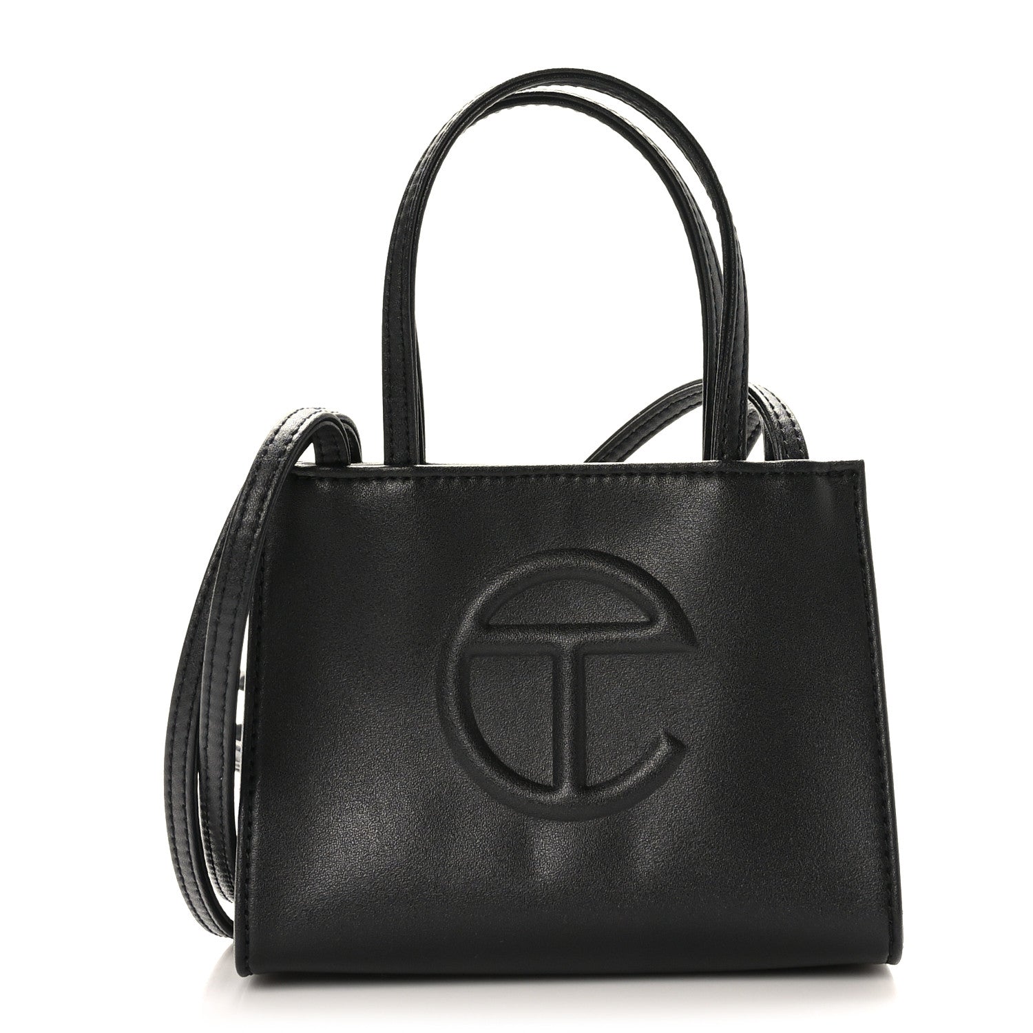 Telfar Vegan Leather Small Shopping Bag Black 1 of 8