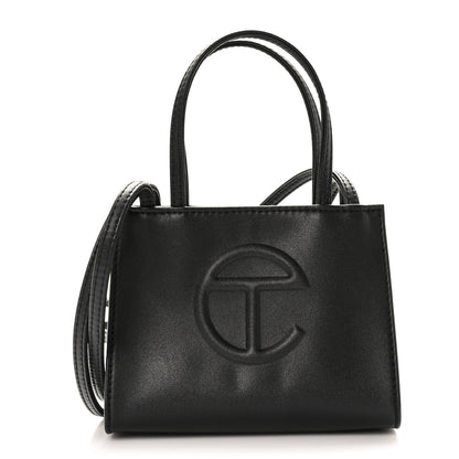 Telfar Vegan Leather Small Shopping Bag Black 1 of 8