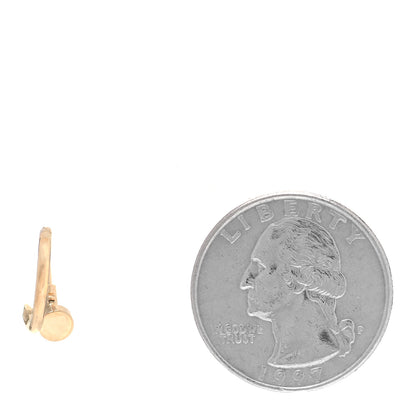 Cartier 18K Yellow Gold Juste Un Clou Hoop Earrings 2 of 4