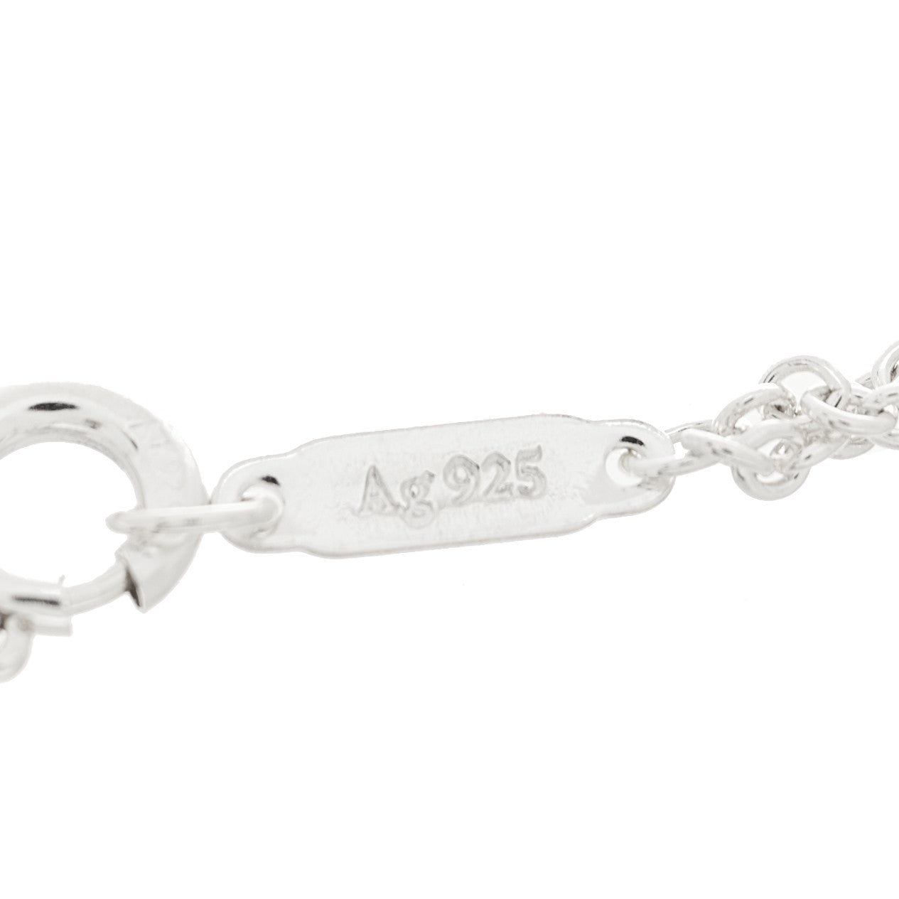 Sterling Silver Infinity Double Chain Bracelet