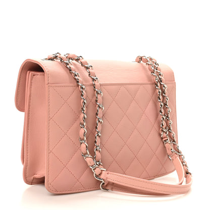 Chanel Goatskin Quilted Small CC Box Flap Pink 3 of 11