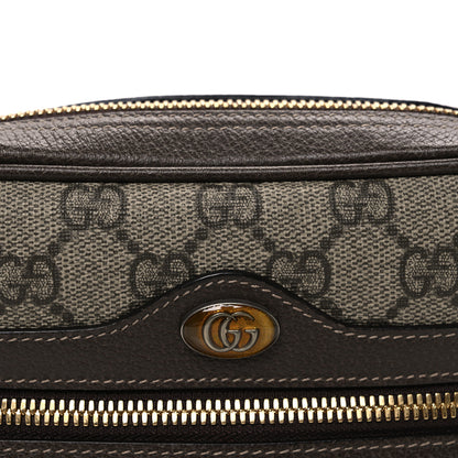 Gucci GG Supreme Monogram Web Small Ophidia Belt Bag 85 34 Dark Brown 8 of 10