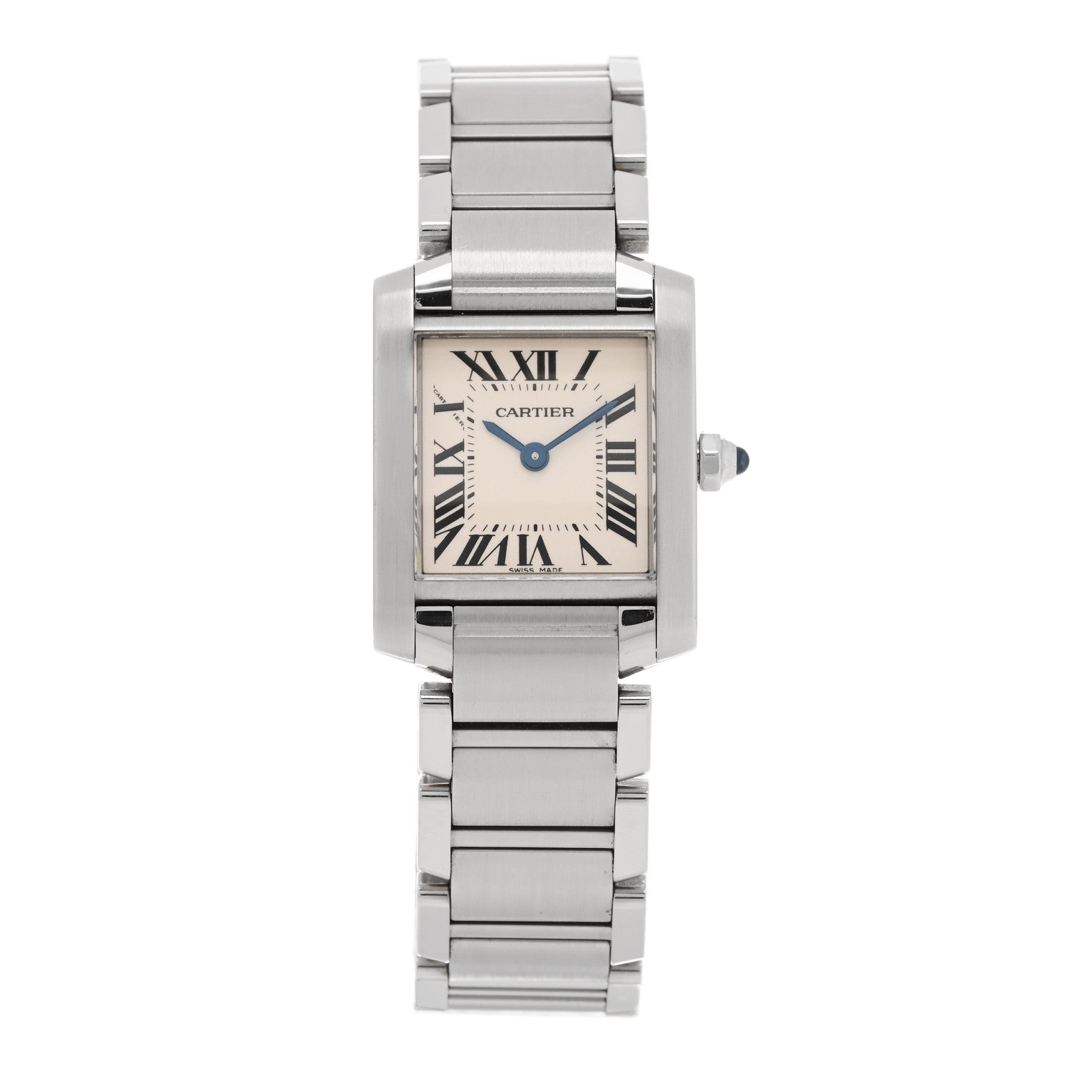 Cartier Stainless Steel 20mm Tank Francaise Quartz Watch 1 of 4