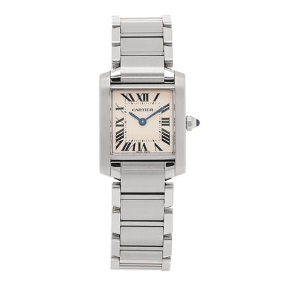 Cartier Stainless Steel 20mm Tank Francaise Quartz Watch 1 of 4