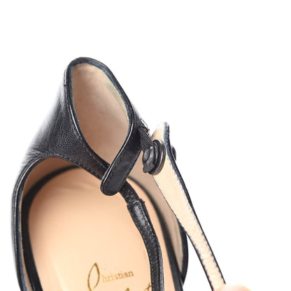 Christian Louboutin Kid Borghese 140 Pumps 39.5 Black 7 of 12