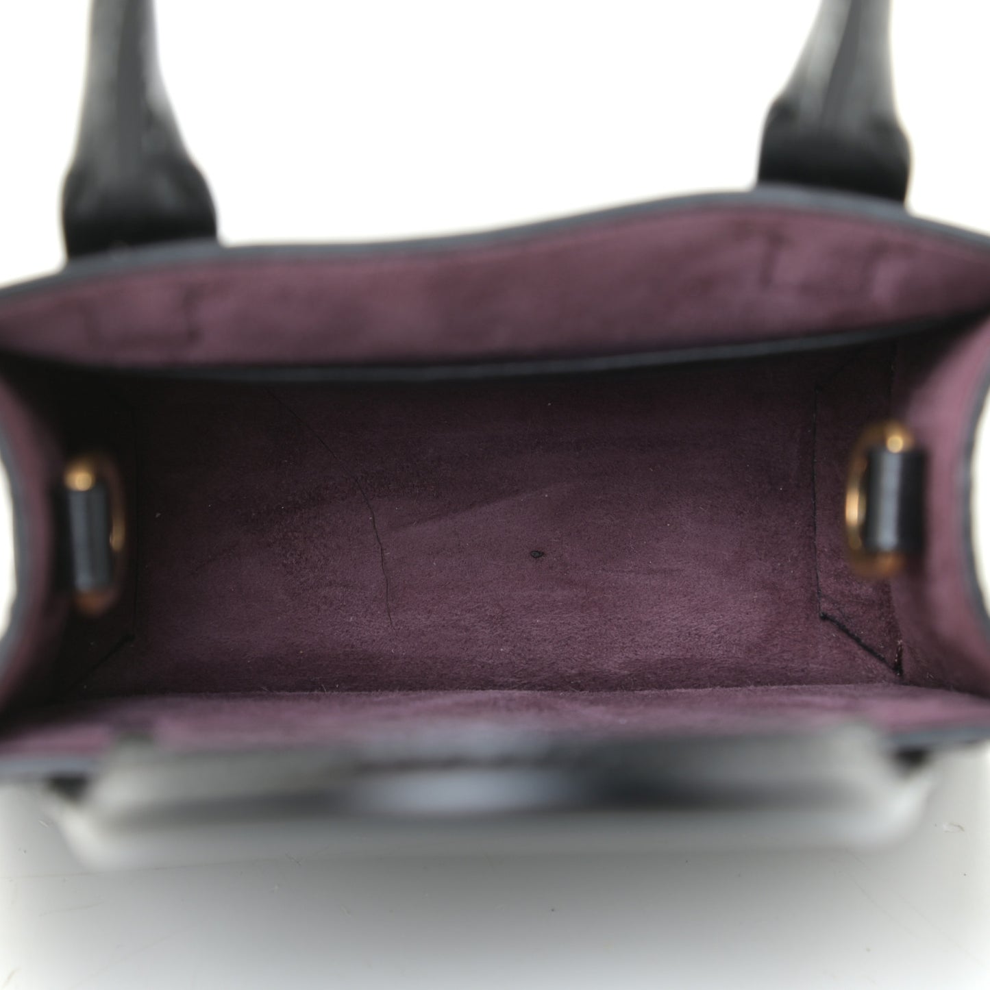 Calfskin VLogo Micro Walk Tote Black