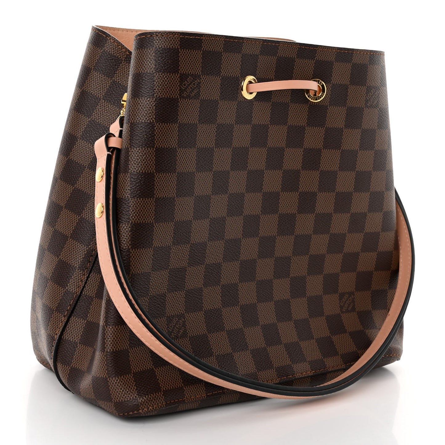 Damier Ebene Neonoe MM Venus Pink