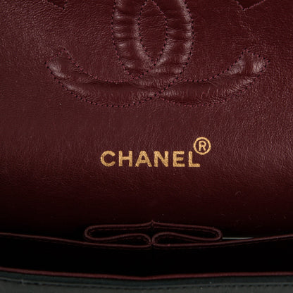 Chanel Lambskin Quilted Medium Double Flap Black 6 of 8