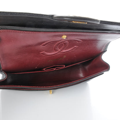 Chanel Lambskin Quilted Double Flap Black 6 of 9