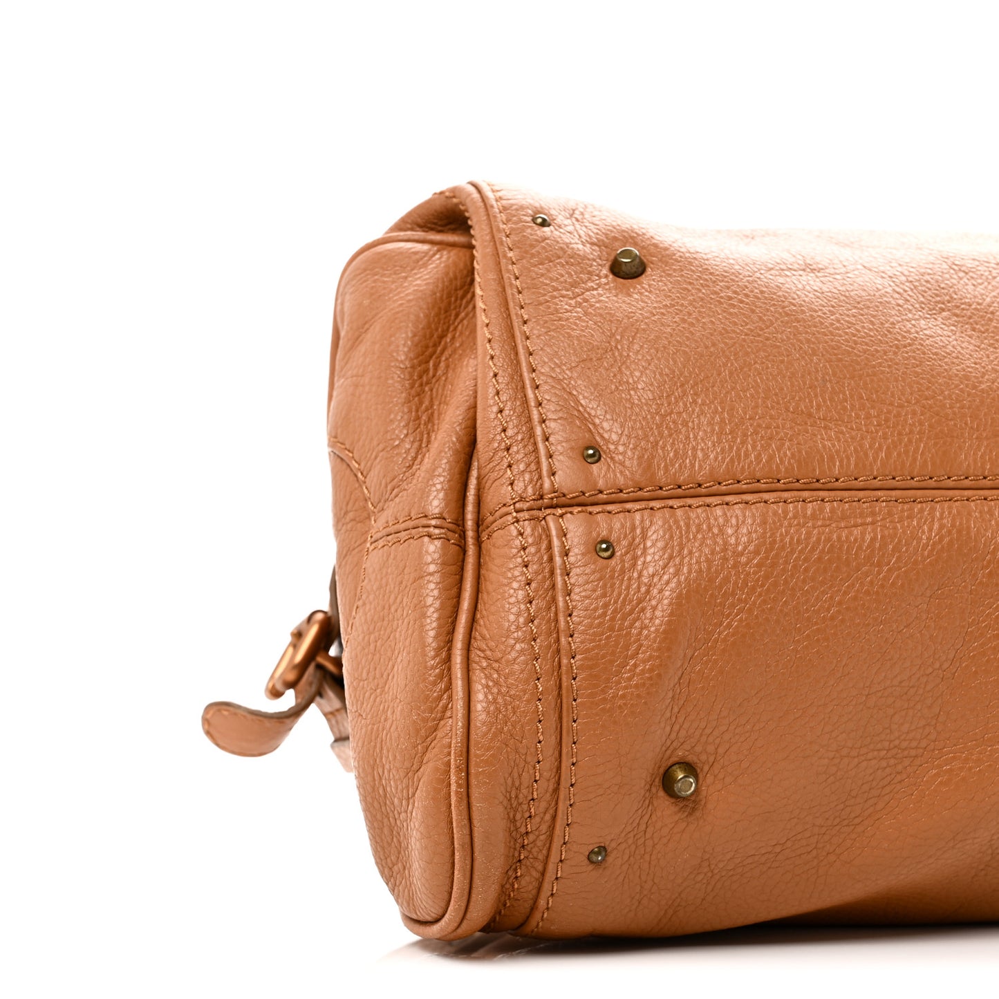 Calfskin Medium Paddington Satchel Tan