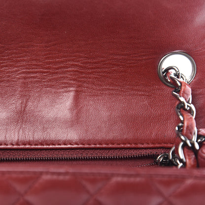 Chanel Lambskin Quilted Mini Square Flap Burgundy 12 of 13