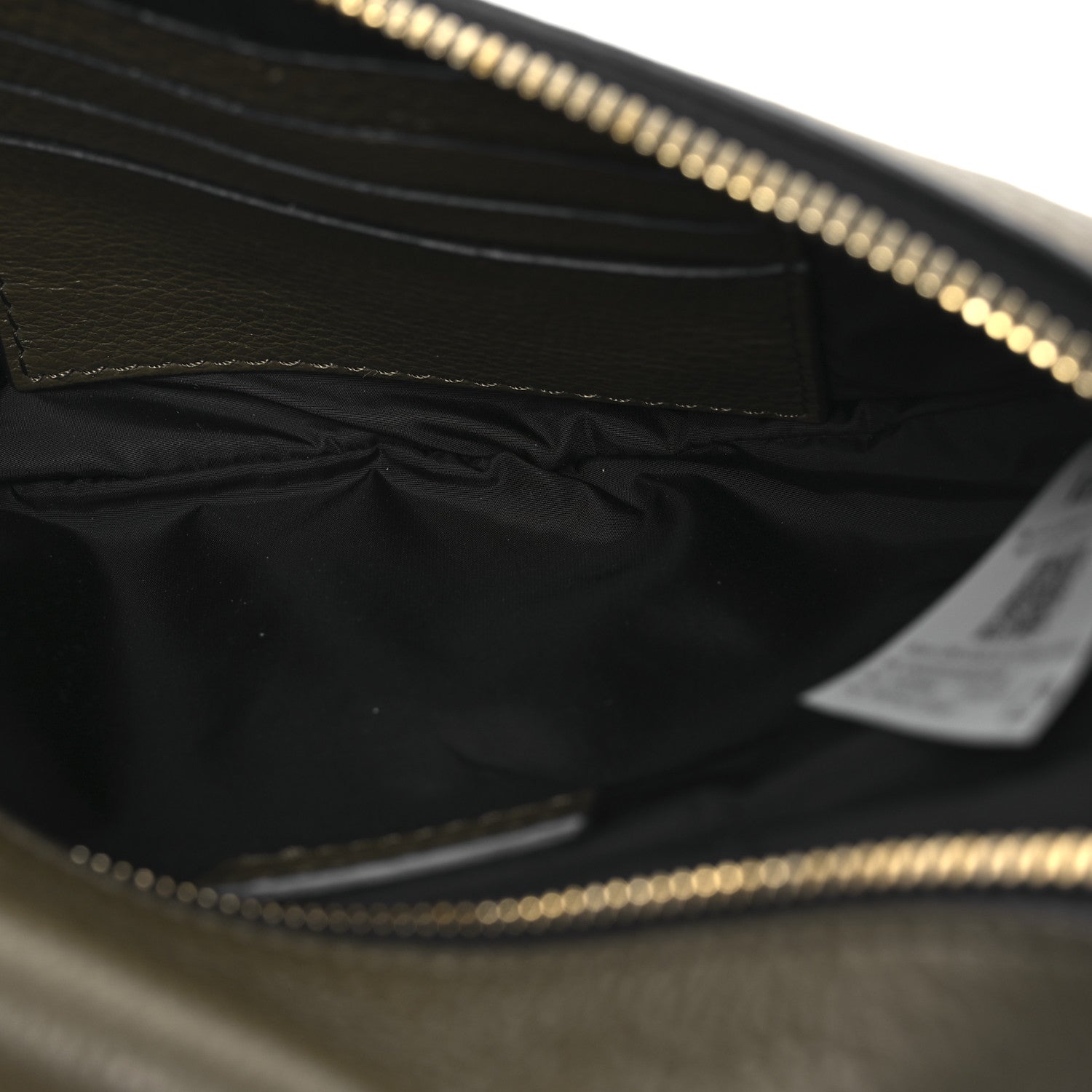 Versace Grained Calfskin Vanitas Medea Belt Bag Olive Green 5 of 12