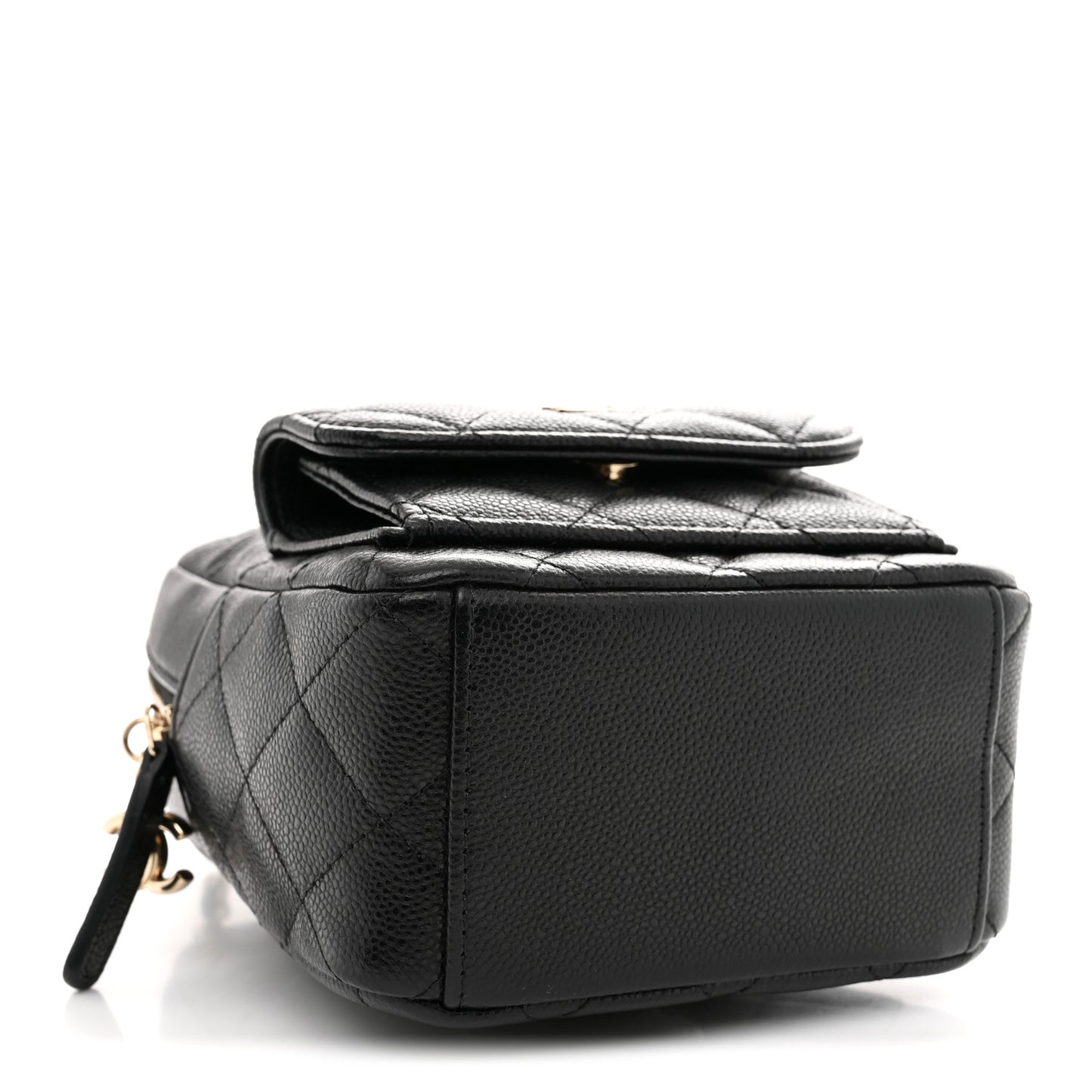 Caviar Quilted CC Mini Classic Backpack Black