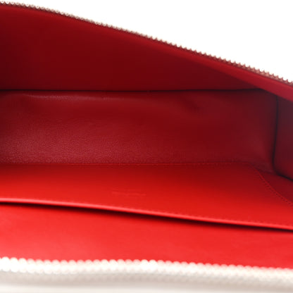 Christian Louboutin Calfskin Paris Kypipouch Top Handle Bag Albatre 5 of 9
