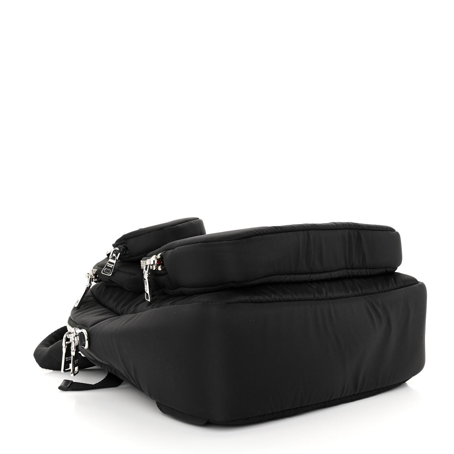 Tessuto Nylon Pocket Cargo Backpack Black Fuoco