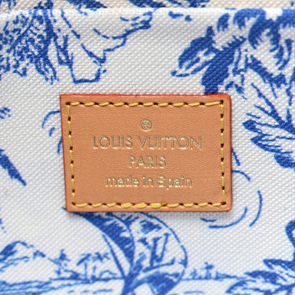 Louis Vuitton Monogram Giant By The Pool 2.0 Felicie Pochette Chain Wallet Lagoon Blue 6 of 9