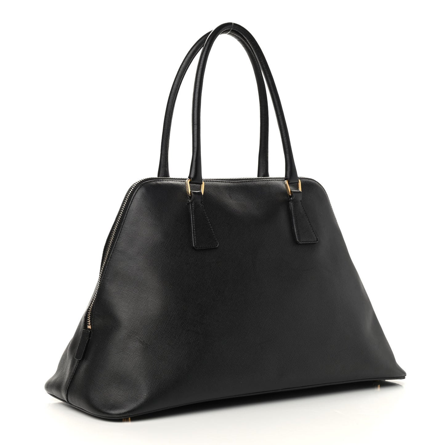 Saffiano Lux Large Promenade Tote Black