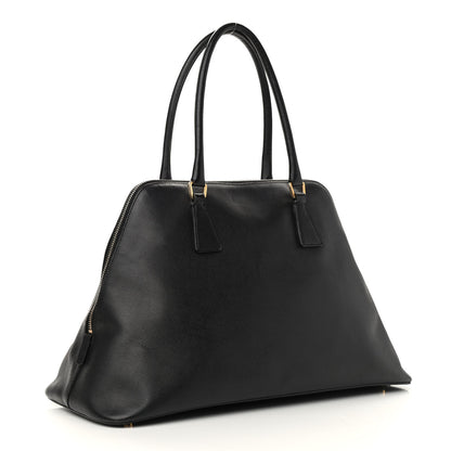 Prada Saffiano Lux Large Promenade Tote Black 3 of 18