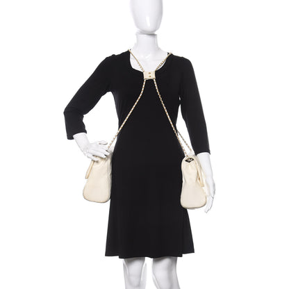 Chanel Lambskin Quilted Large Side-Packs White 3 of 28